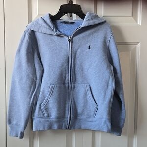 Polo Ralph Lauren Blue Zip-Up Hoodie